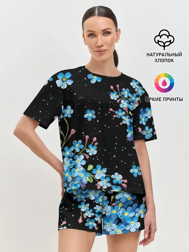 Женская пижама с шортами