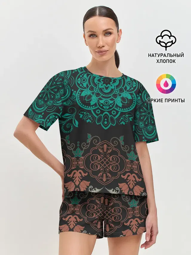 Женская пижама с шортами