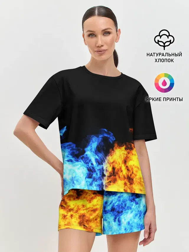 Женская пижама с шортами