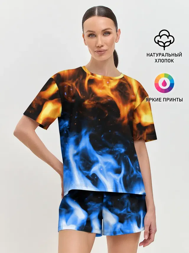 Женская пижама с шортами