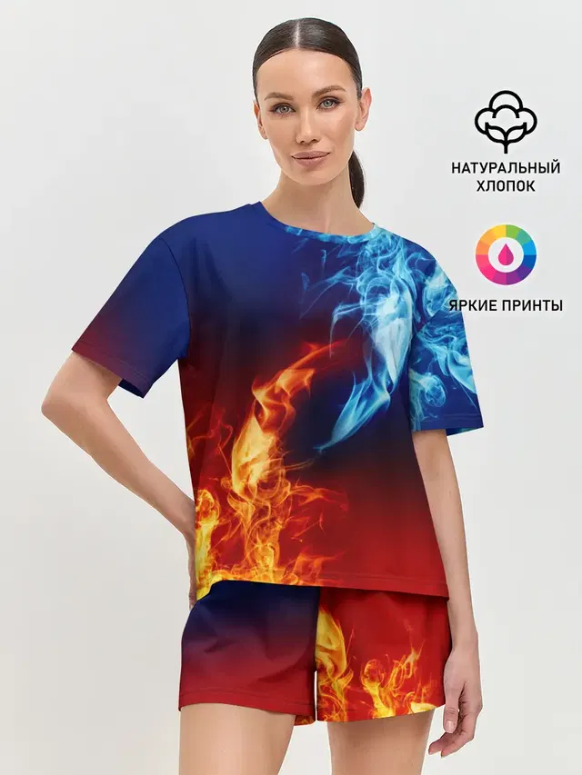 Женская пижама с шортами