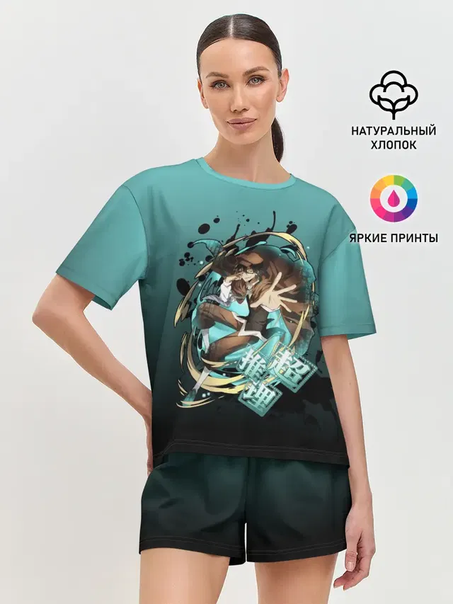 Женская пижама с шортами