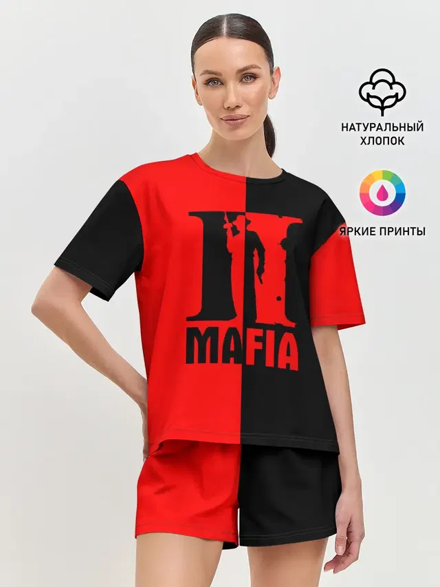 Женская пижама с шортами