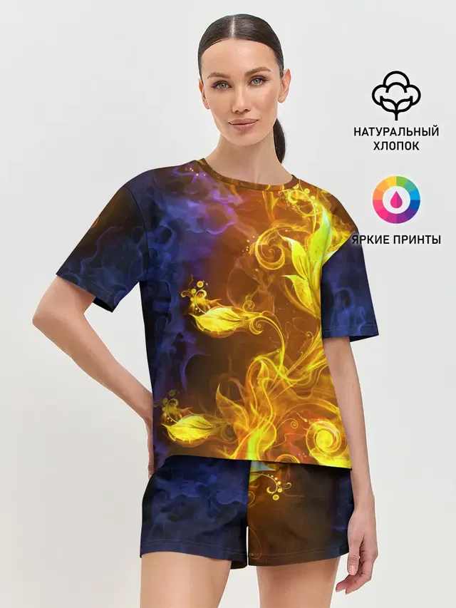 Женская пижама с шортами
