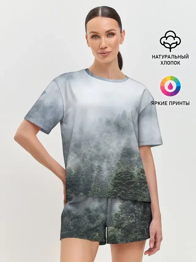 Женская пижама с шортами