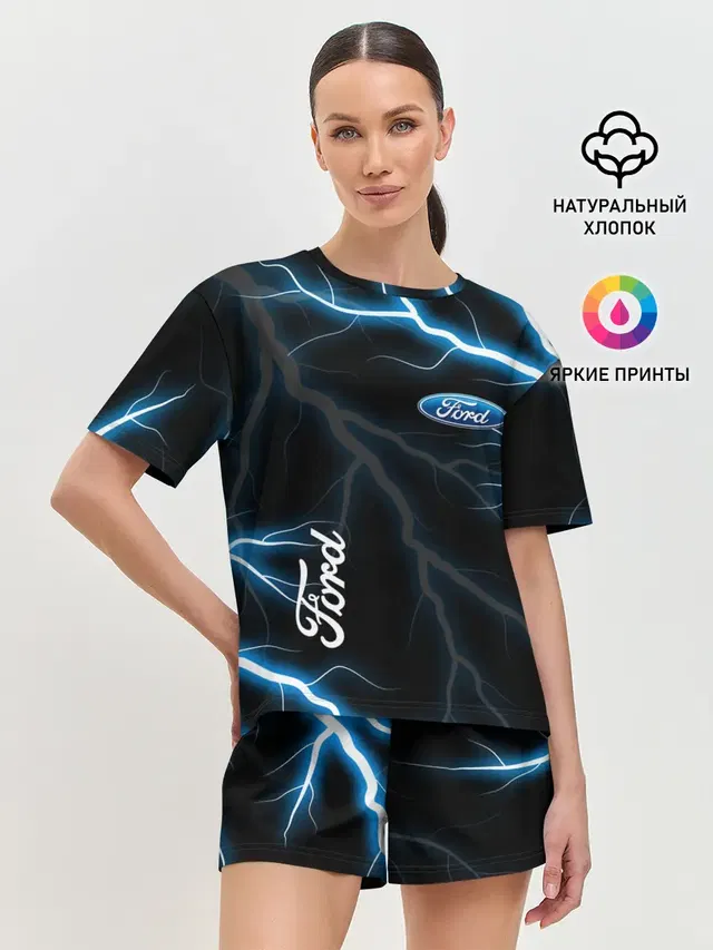 Женская пижама с шортами