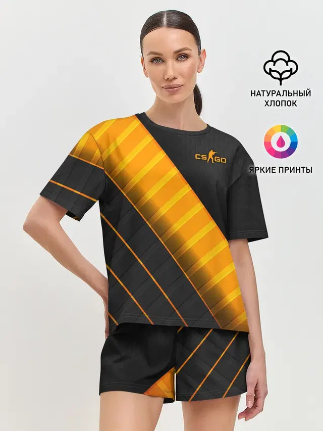 Женская пижама с шортами