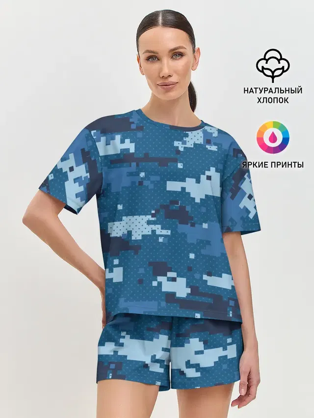 Женская пижама с шортами