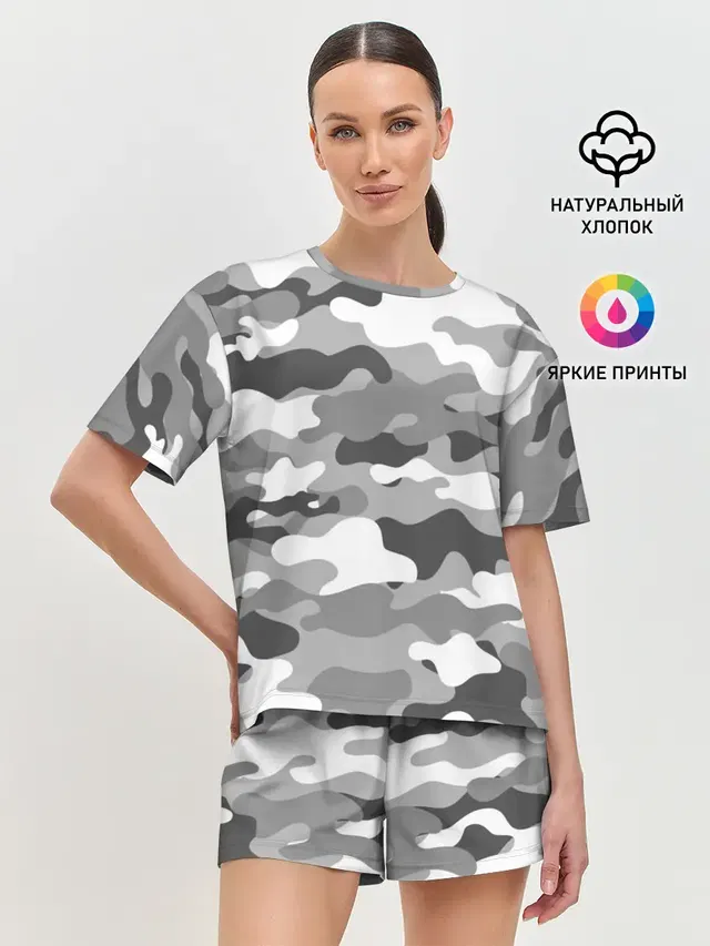 Женская пижама с шортами