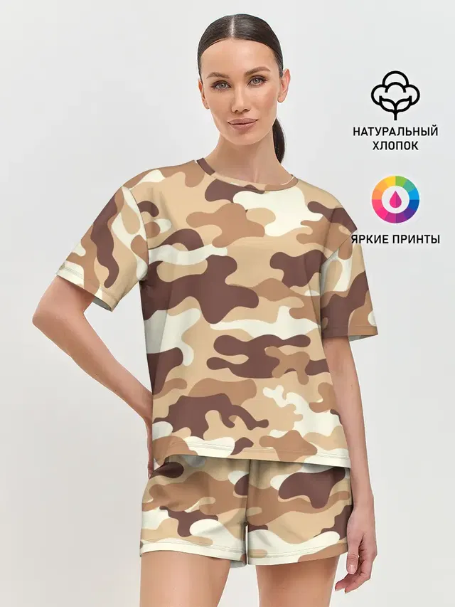 Женская пижама с шортами
