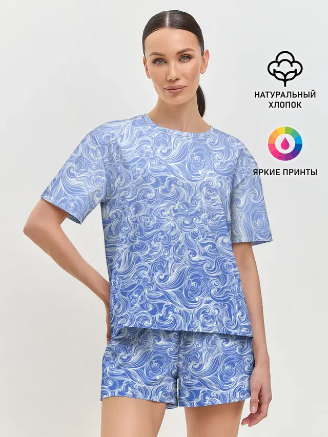 Женская пижама с шортами