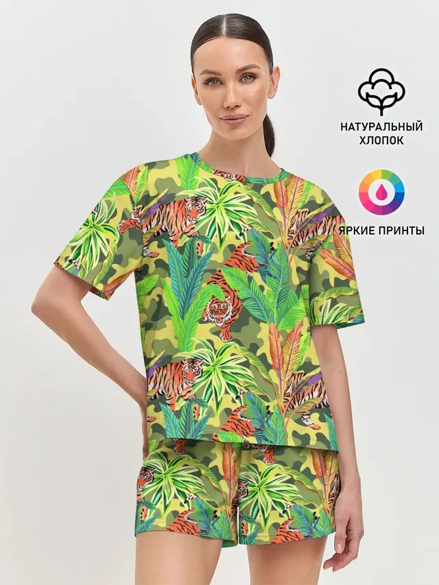 Женская пижама с шортами