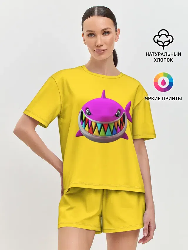 Женская пижама с шортами