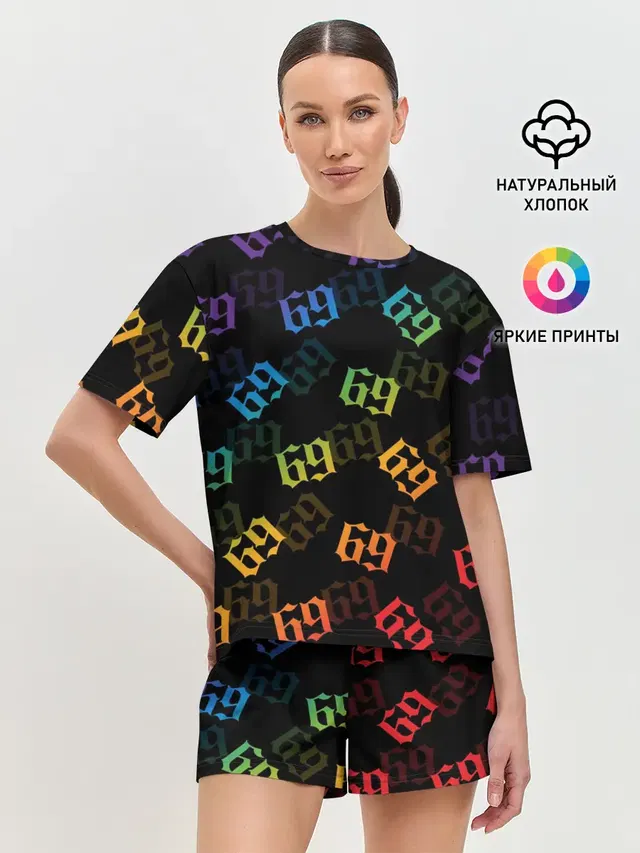 Женская пижама с шортами