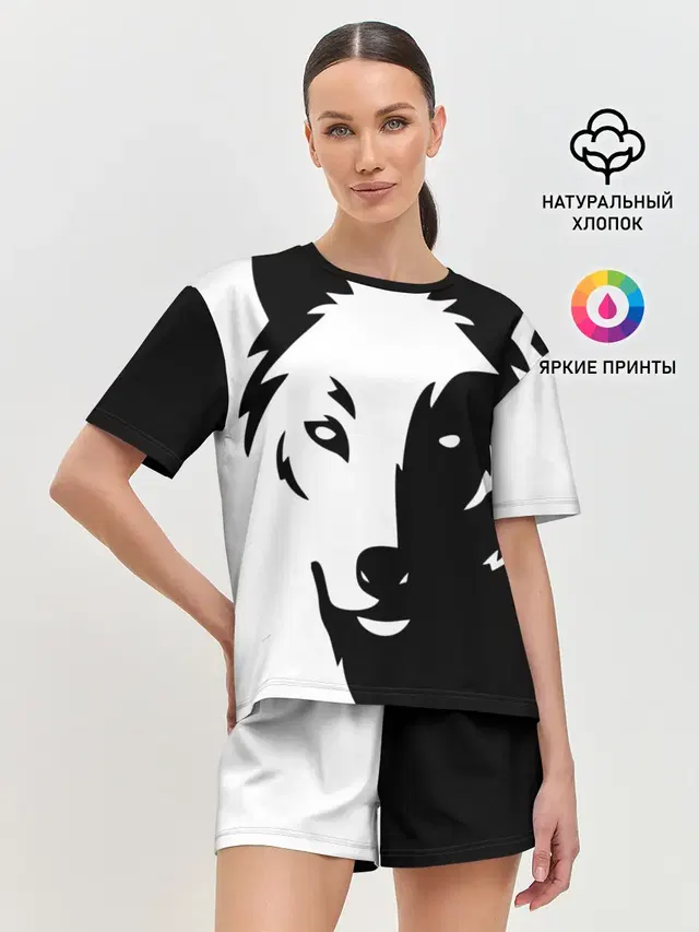 Женская пижама с шортами