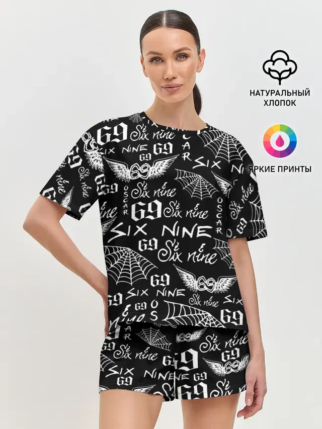 Женская пижама с шортами