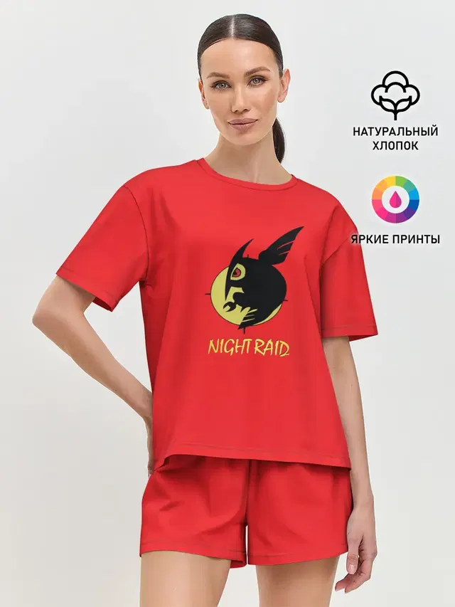 Женская пижама с шортами