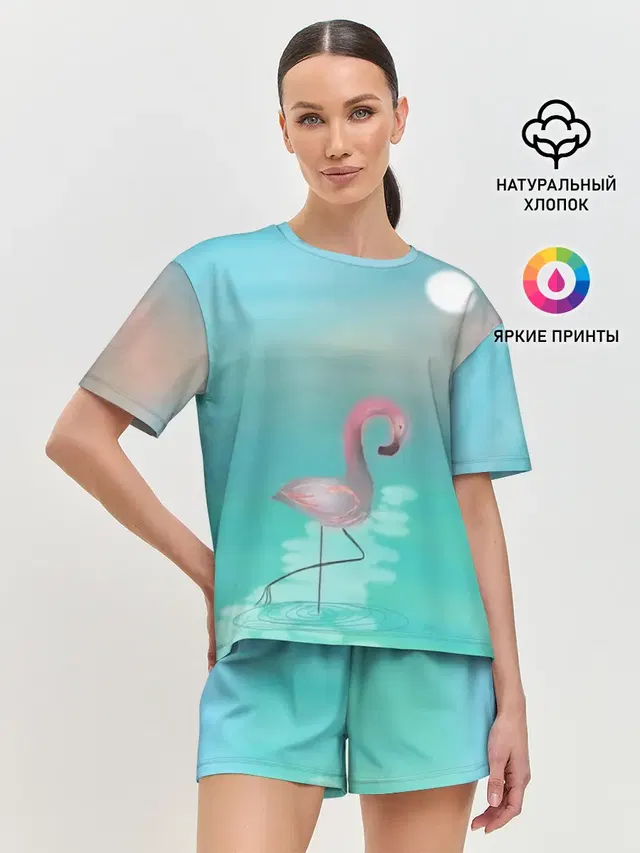 Женская пижама с шортами