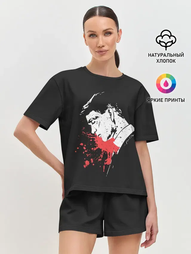Женская пижама с шортами
