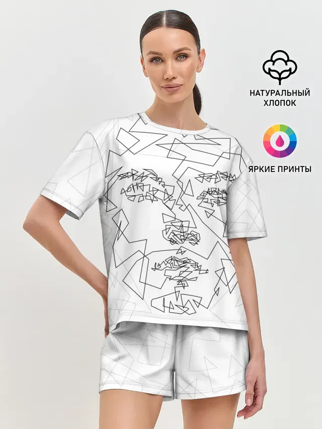 Женская пижама с шортами