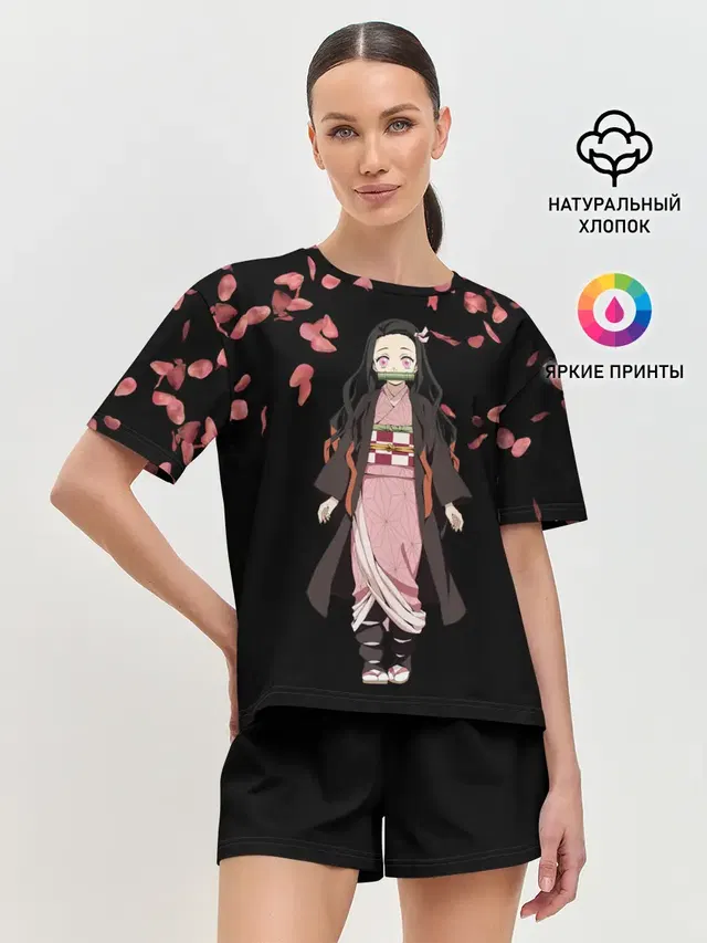 Женская пижама с шортами