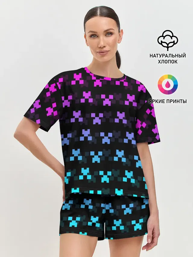 Женская пижама с шортами