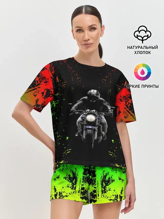 Женская пижама с шортами