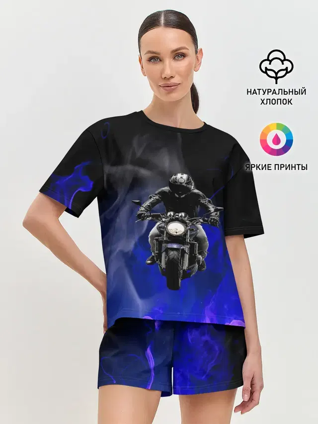 Женская пижама с шортами