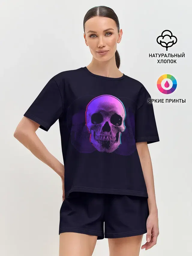 Женская пижама с шортами