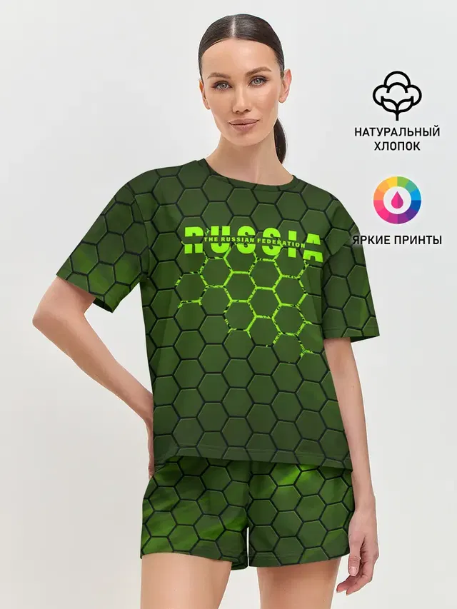 Женская пижама с шортами