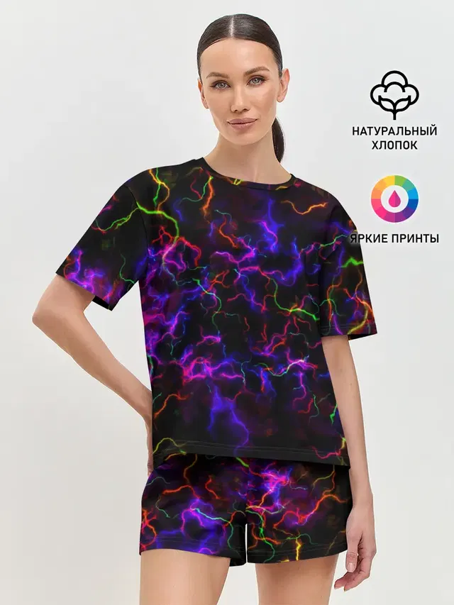 Женская пижама с шортами