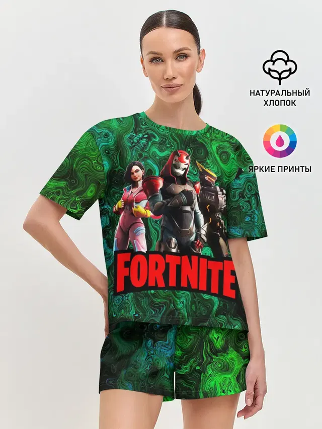 Женская пижама с шортами