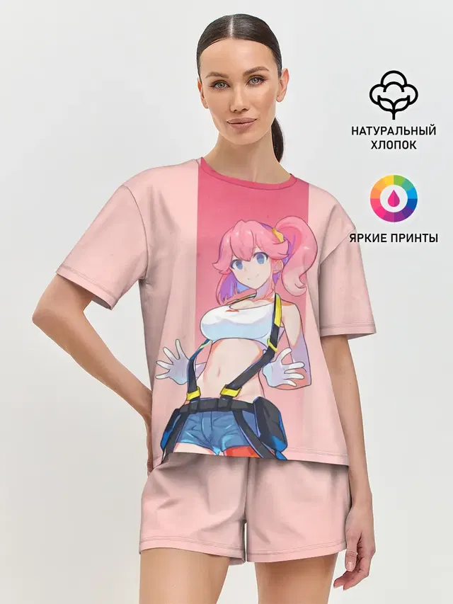 Женская пижама с шортами
