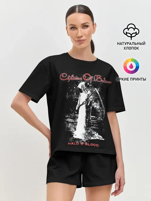 Женская пижама с шортами