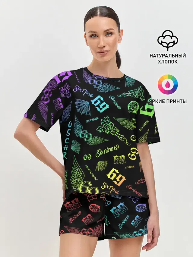 Женская пижама с шортами