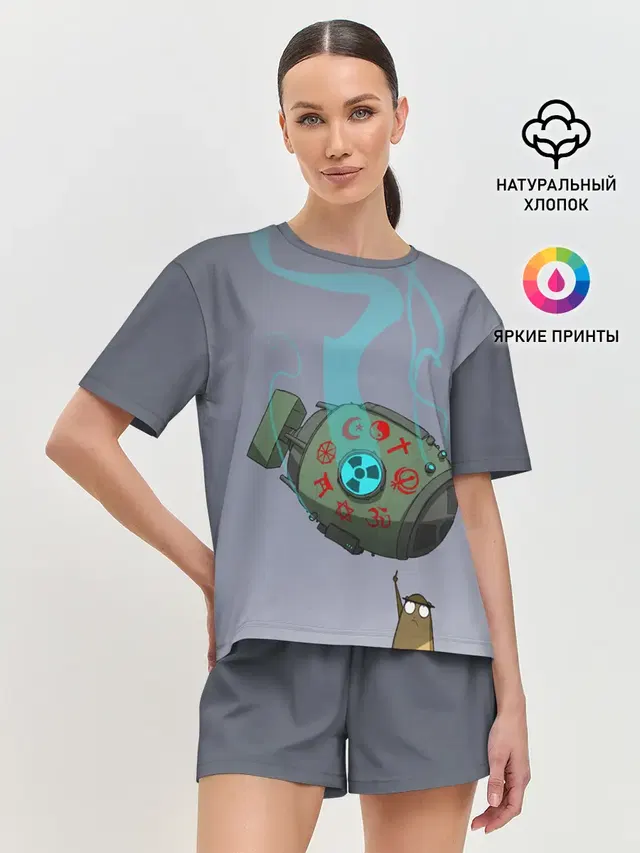 Женская пижама с шортами