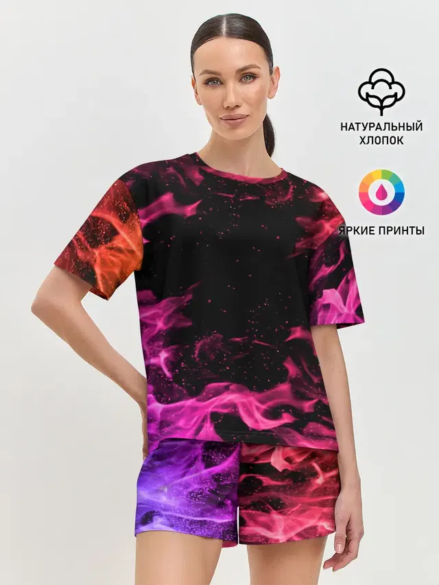 Женская пижама с шортами