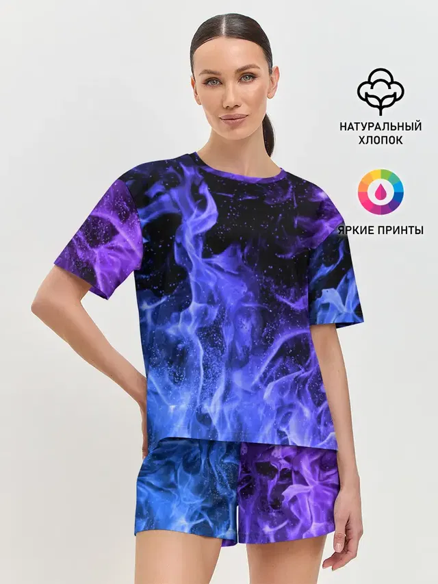 Женская пижама с шортами