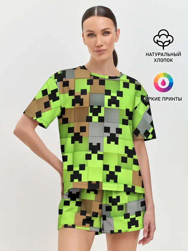 Женская пижама с шортами