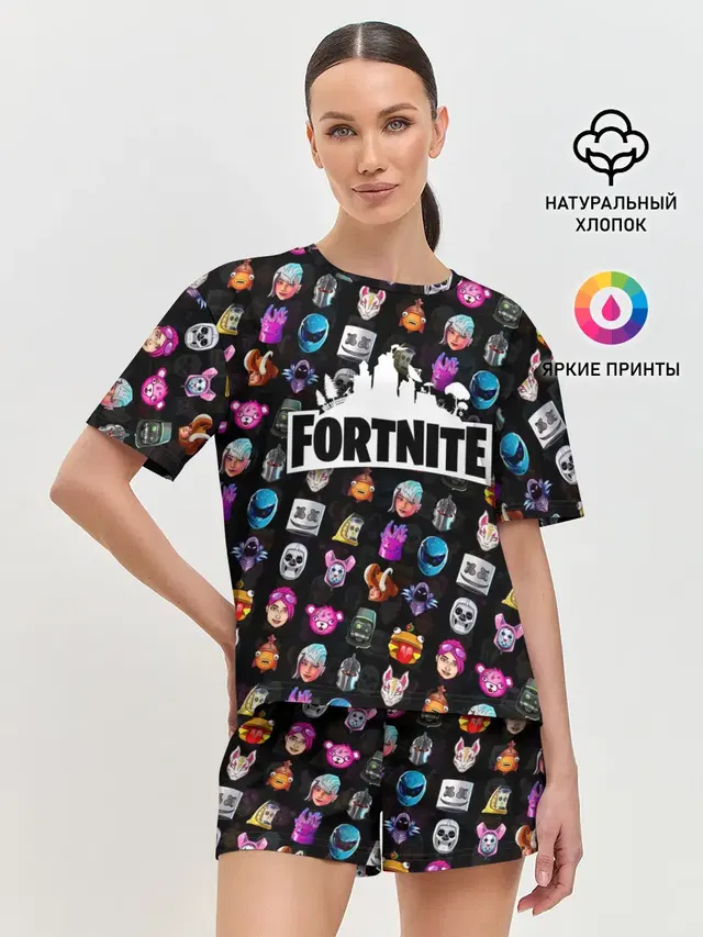 Женская пижама с шортами