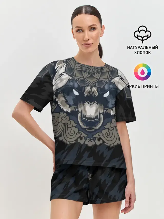 Женская пижама с шортами