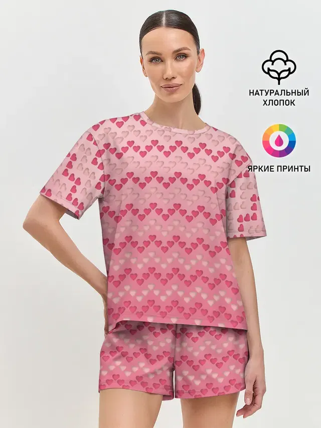 Женская пижама с шортами