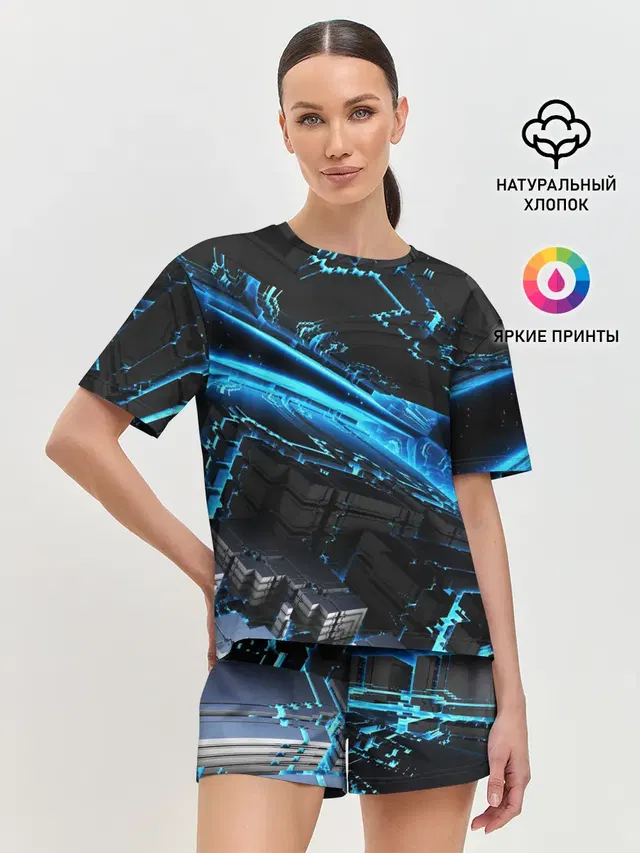 Женская пижама с шортами