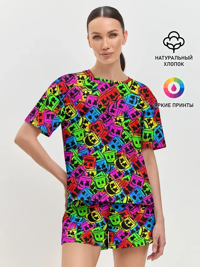 Женская пижама с шортами