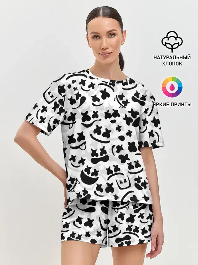 Женская пижама с шортами