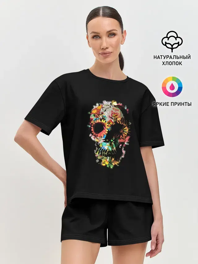 Женская пижама с шортами