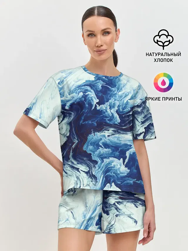 Женская пижама с шортами