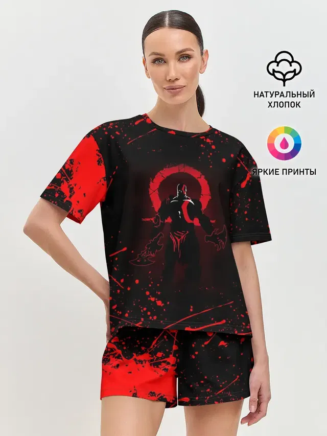 Женская пижама с шортами