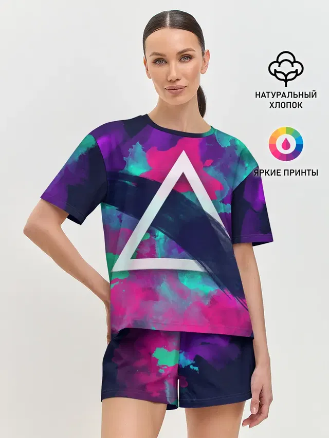 Женская пижама с шортами