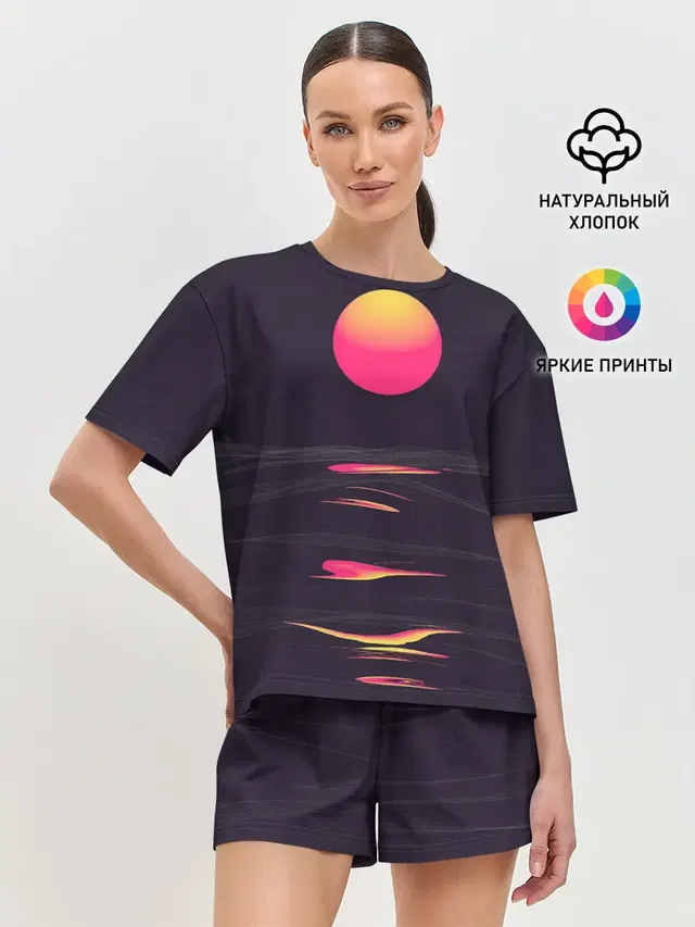 Женская пижама с шортами